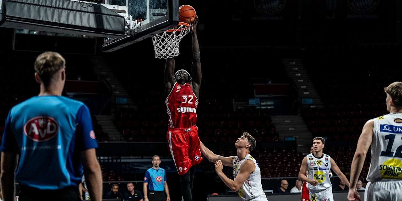 Wenyen Gabriel holt seinen ersten Sieg im FCBB-Jersey