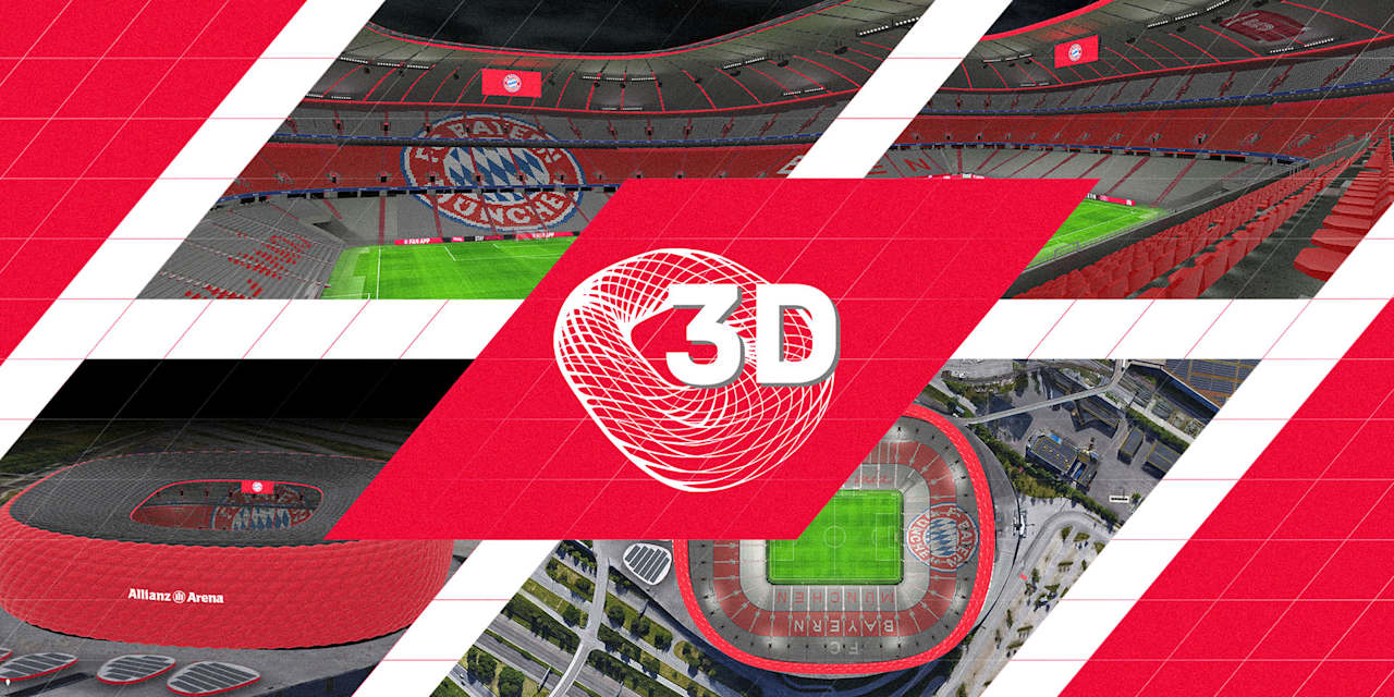 Grafik: 3D-Animation der Allianz Arena