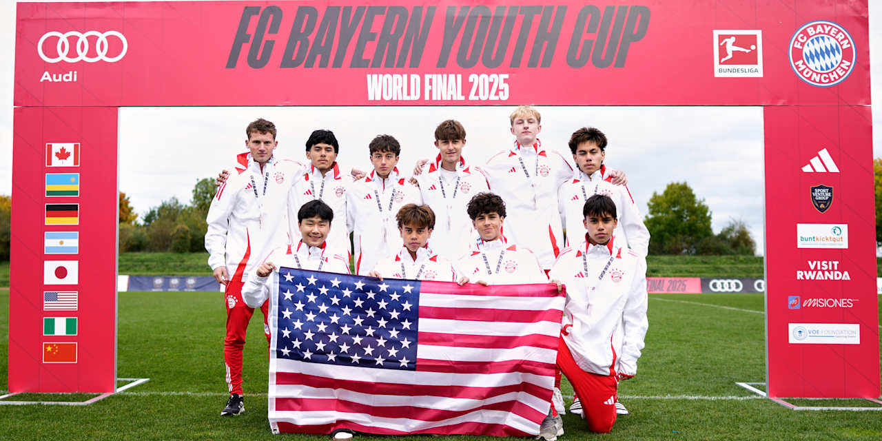 The US team for the Youth Cup World Final 2025