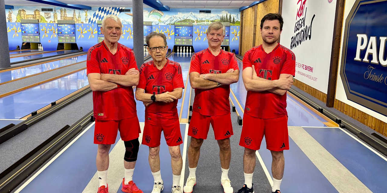 Die Kegelabteilung des FC Bayern.
