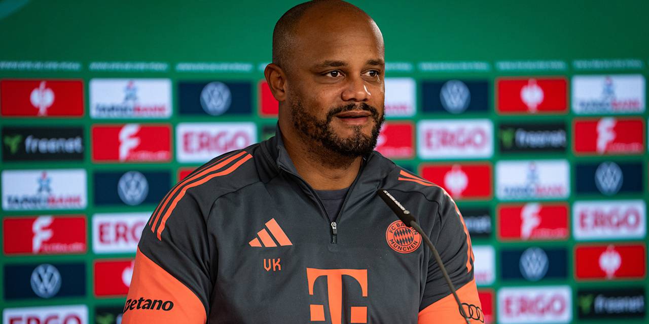 Vincent Kompany press conference Bayern Köln DFB Cup