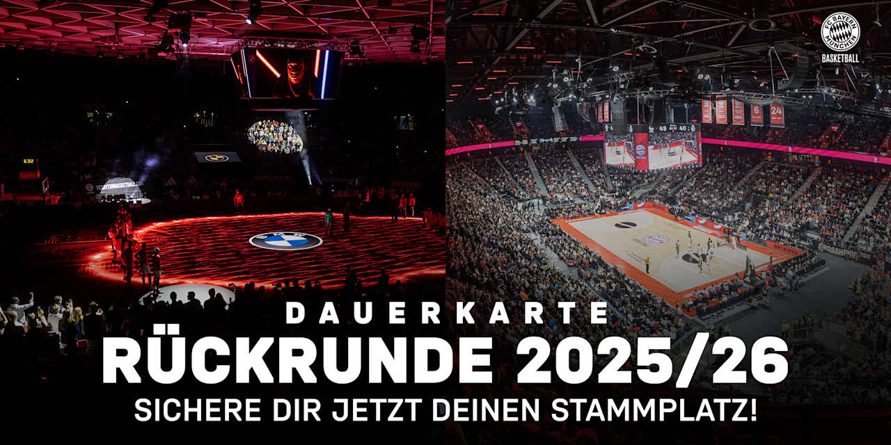 FC Bayern Basketball Dauerkarte 25/26