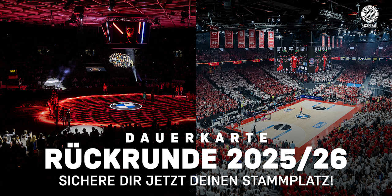 FC Bayern Basketball Dauerkarte 25/26