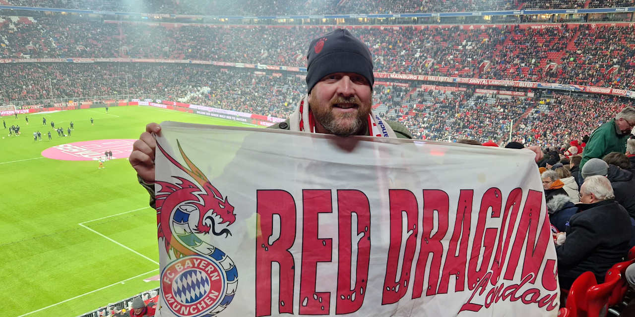Aus London in München: Die „Red Dragons London“ um Paul Wheeler.