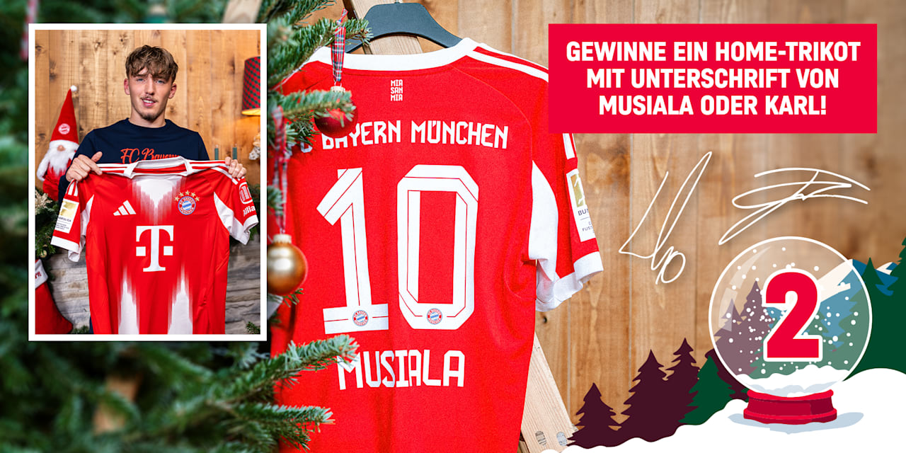 FC Bayern Online Adventskalender Türchen 2