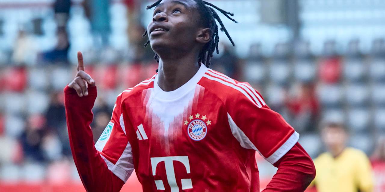 Aviel Hentcho Nseke beim Torjubel