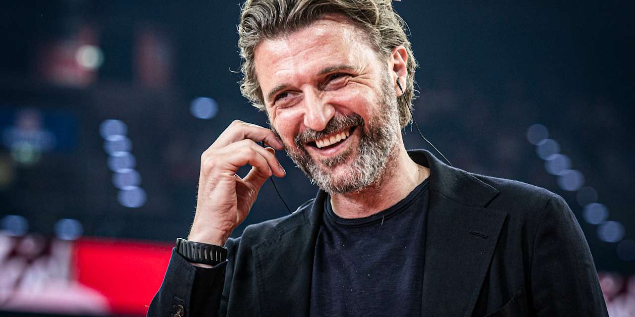 Marko Pesic beim TV-Interview