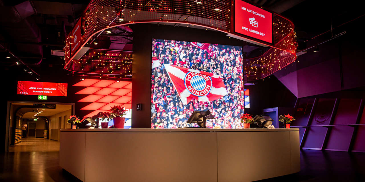 Neuer Eingangsbereich im FC Bayern Museum