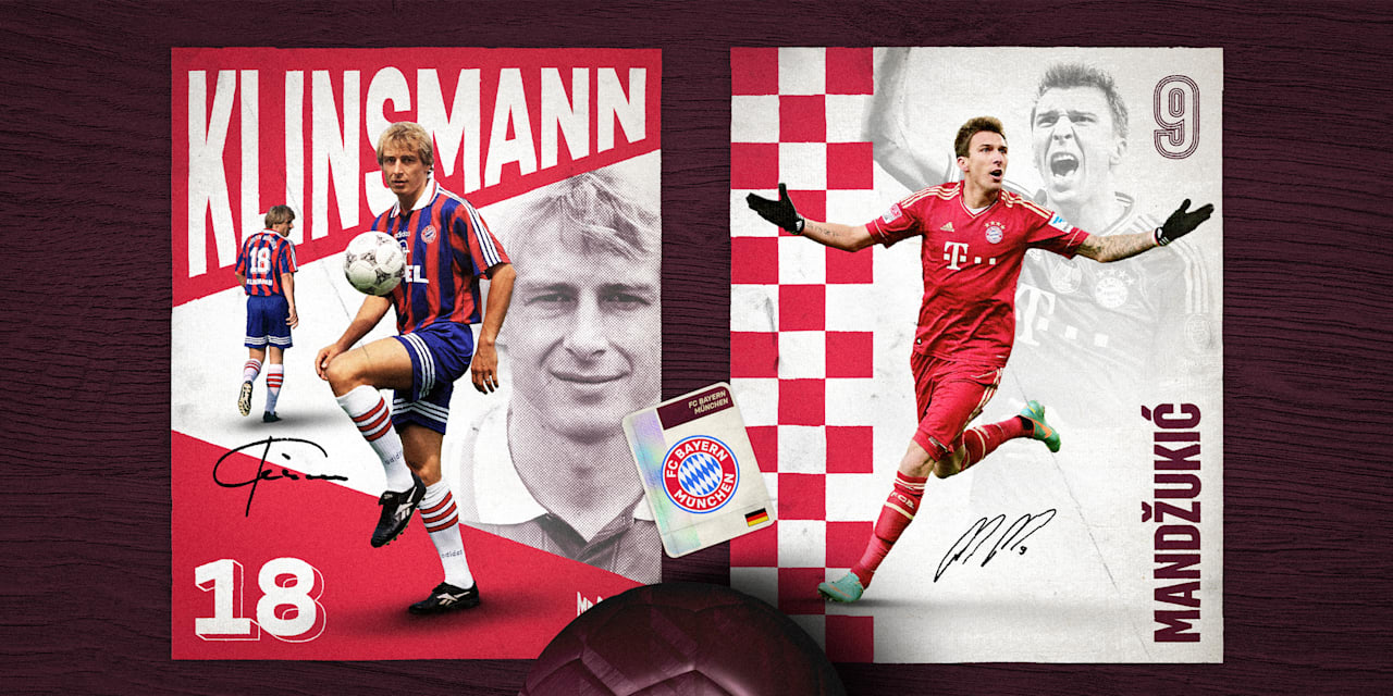 Grafik mit Bildern von Jürgen Klinsmann und Mario Mandzukic