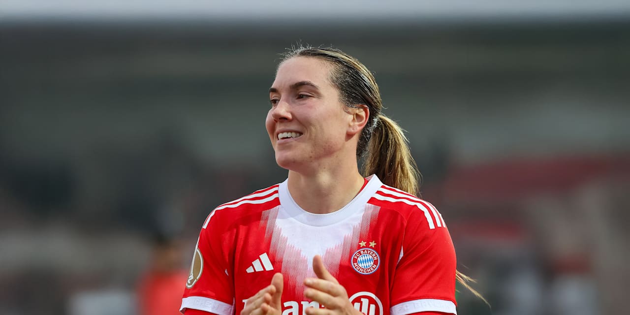 Vanessa Gilles klatscht nach einer Partie in die Hände.