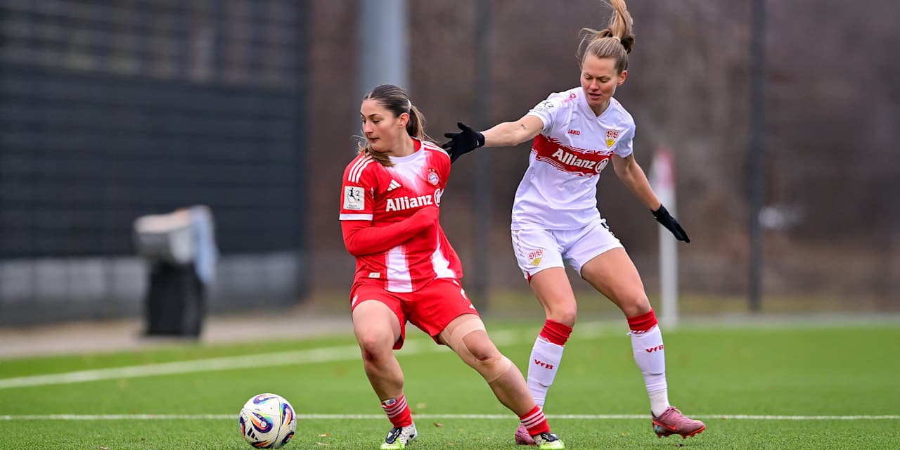 Elira Terakaj im Duell mit Stuttgarts Maximiliane Rall.