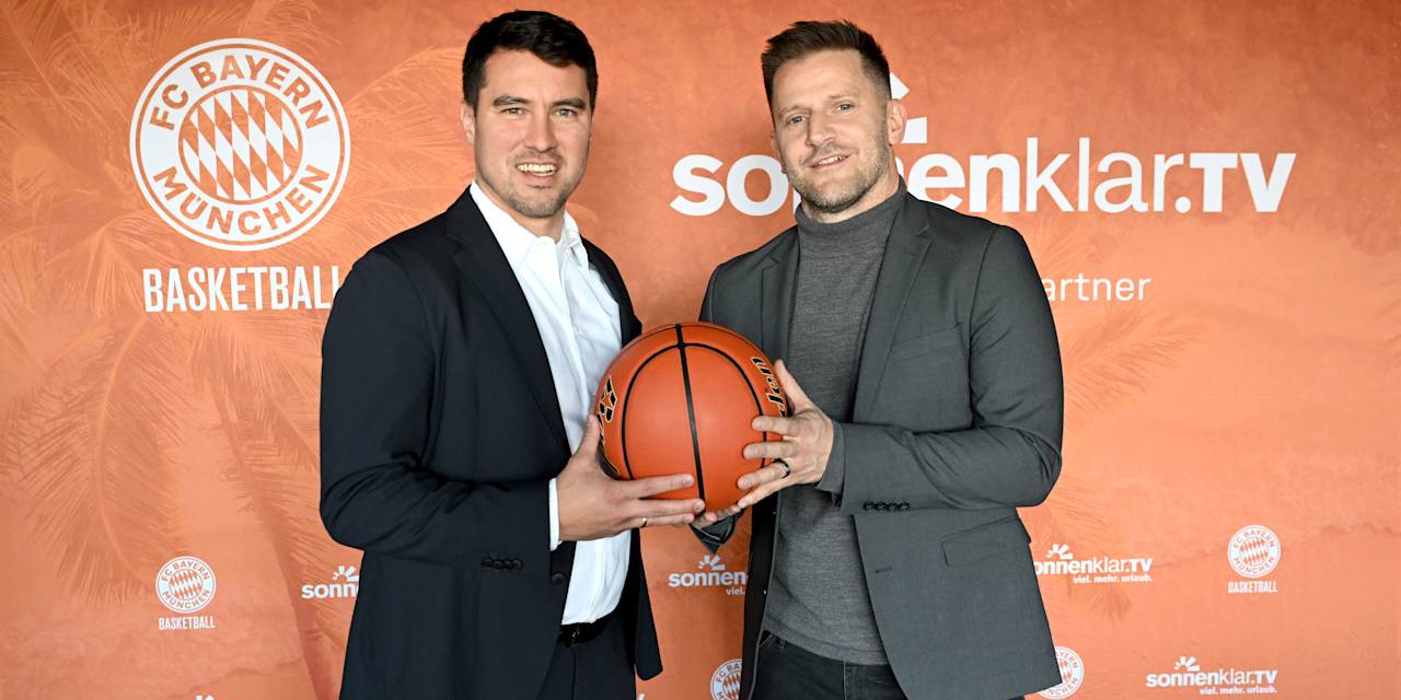 FCBB-Geschäftsführer Adrian Sarmiento und sonnenklar.TV-Geschäftsführer Kristijan Schellinger