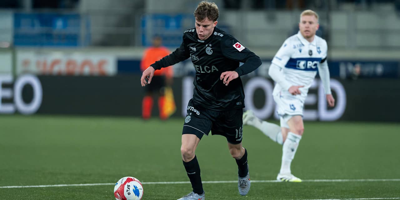 Jonathan Asp Jensen kurz vor einem Schussversuch.