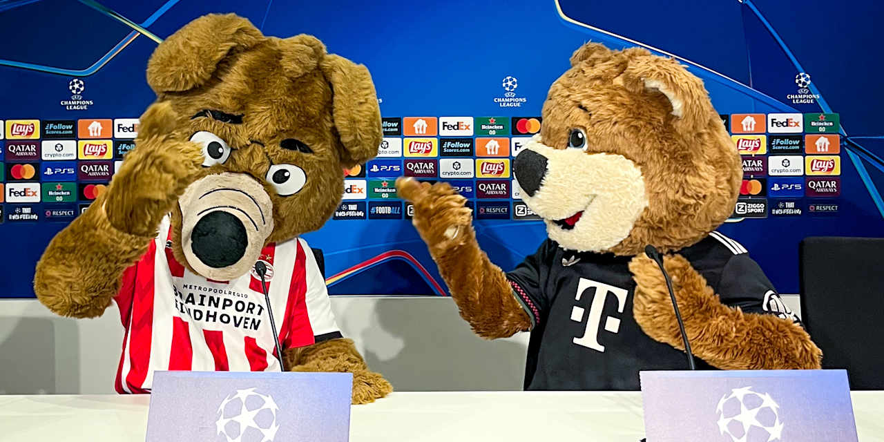 Berni und Phoxy bei einer Pressekonferenz.