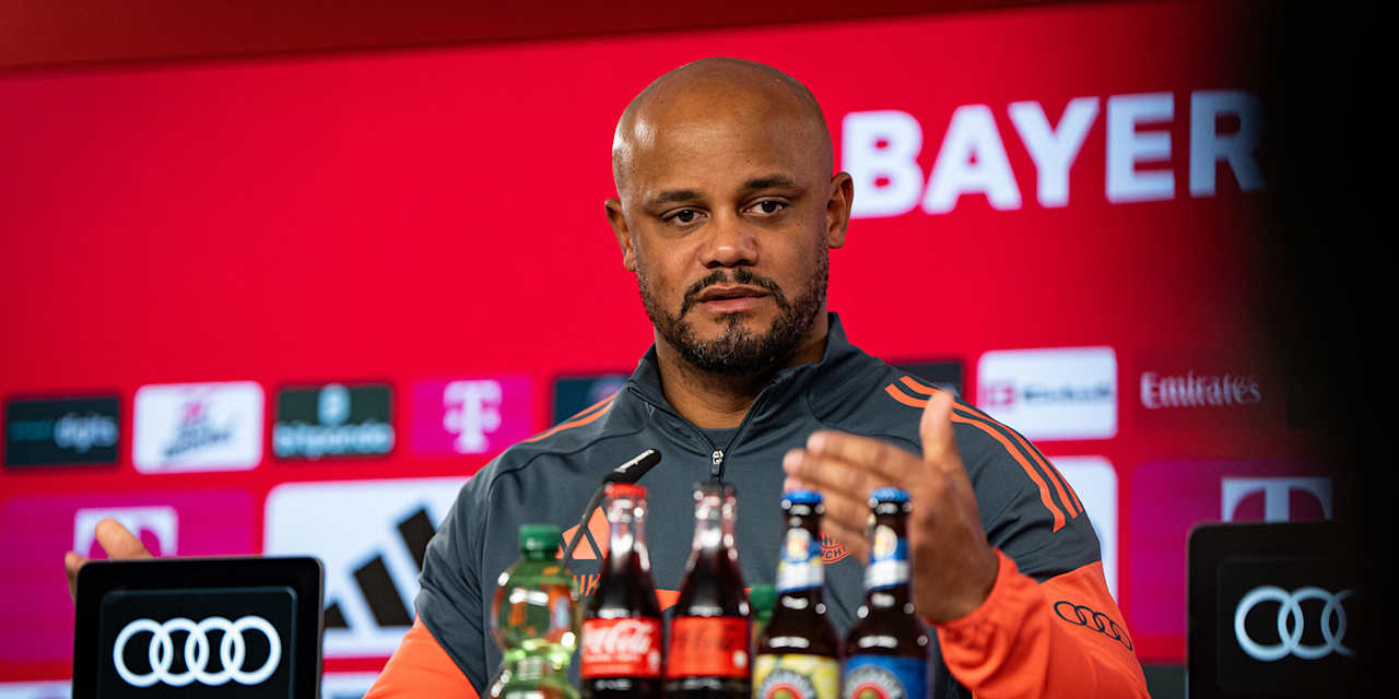 Vincent Kompany Max Eberl press conference Bayern Hoffenheim
