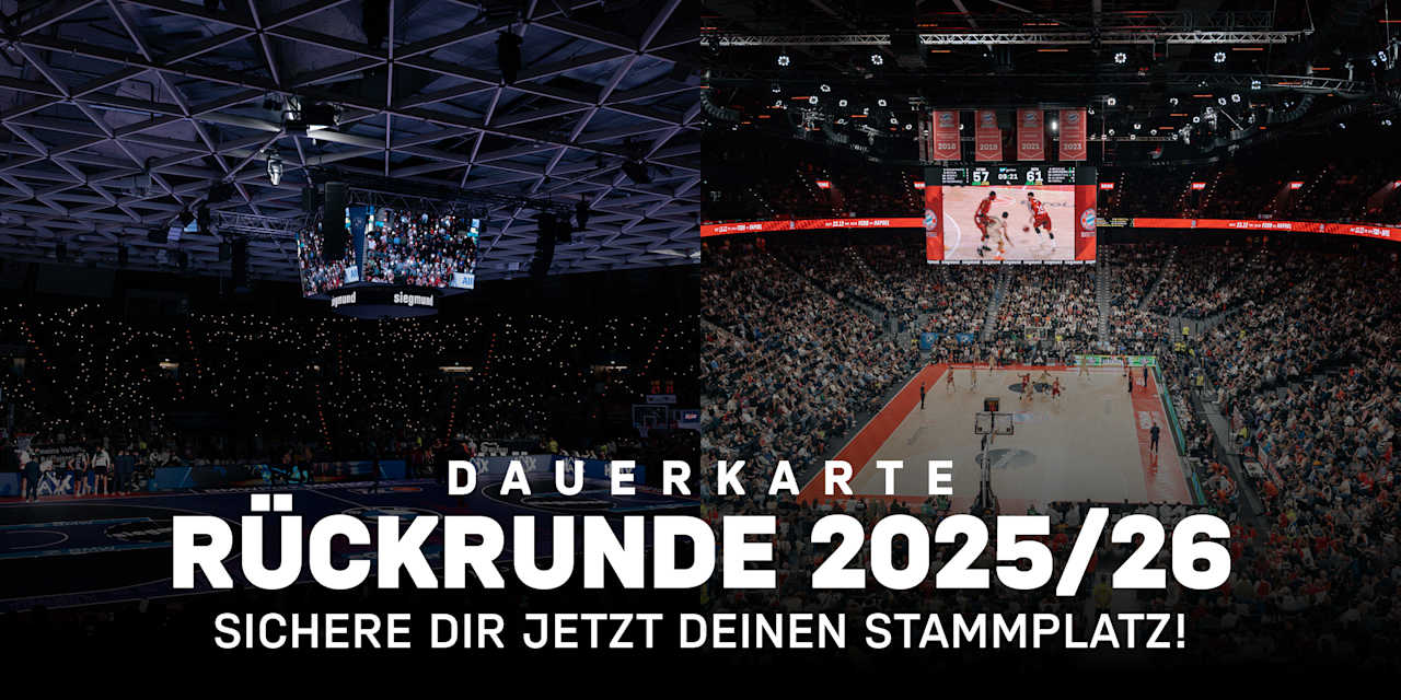 FC Bayern Basketball Dauerkarte 25/26