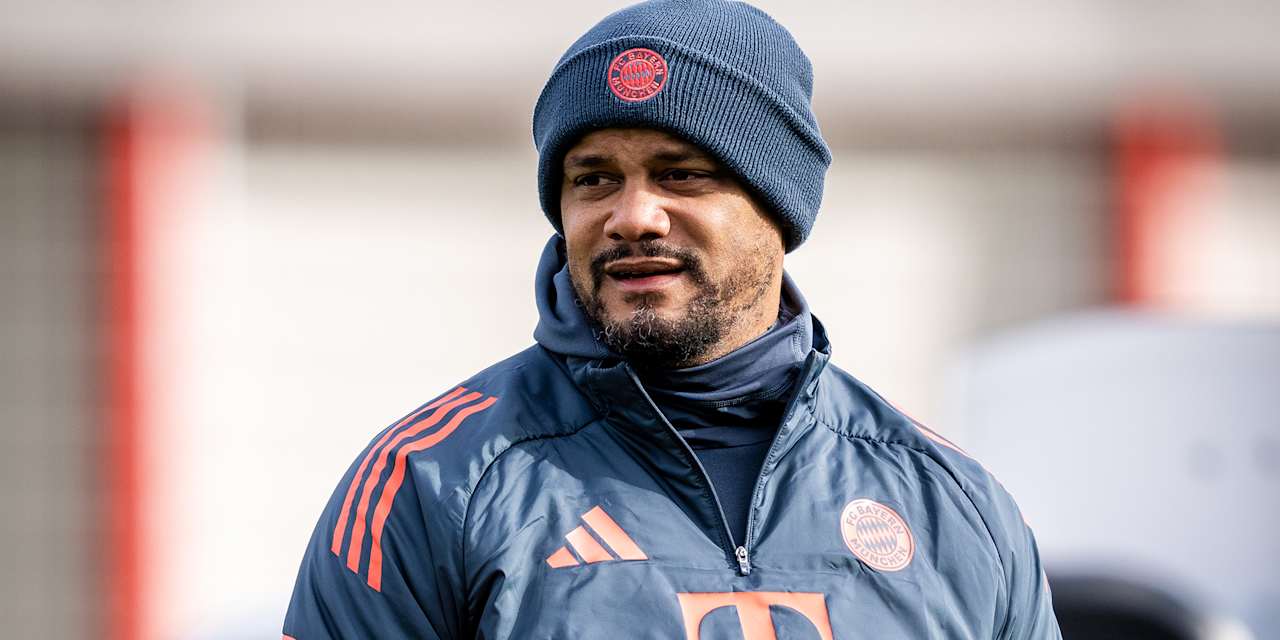 Vincent Kompany im Training des FC Bayern