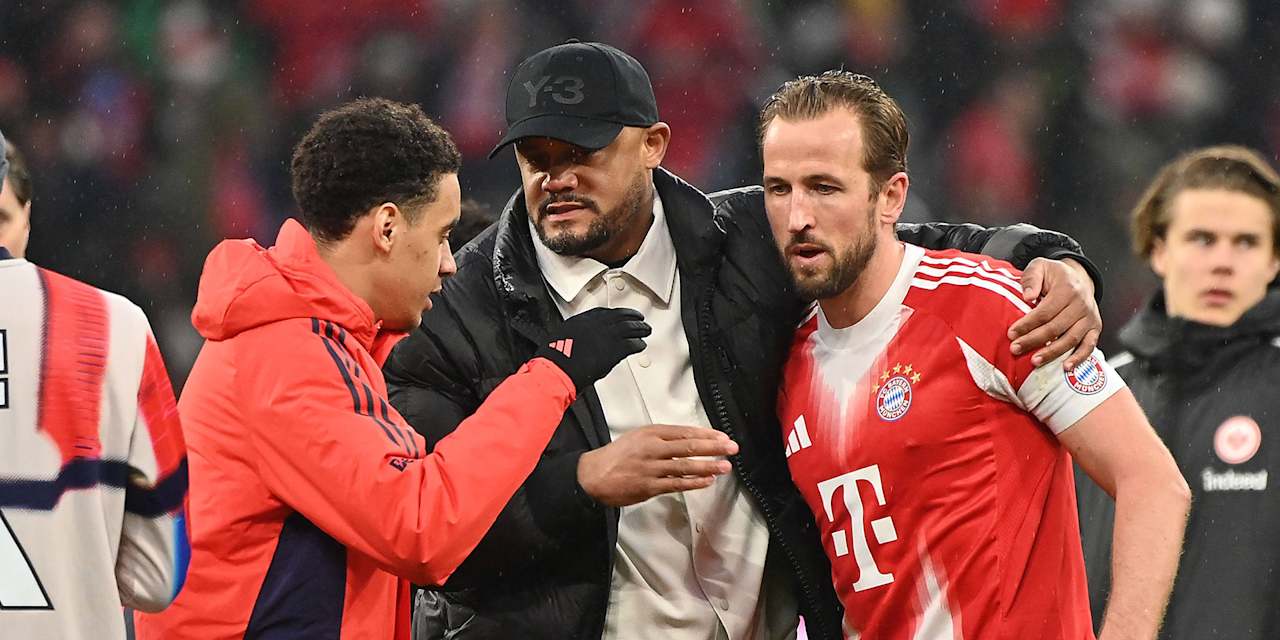 Vincent Kompany nach dem Spiel des FC Bayern gegen Eintracht Frankfurt