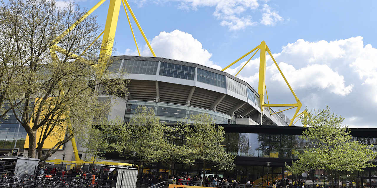 Außenansicht des Dortmunder Stadions