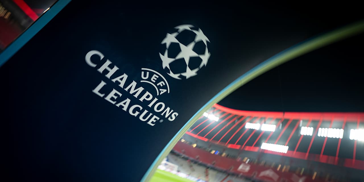 Champions League-Bogen in der Allianz Arena