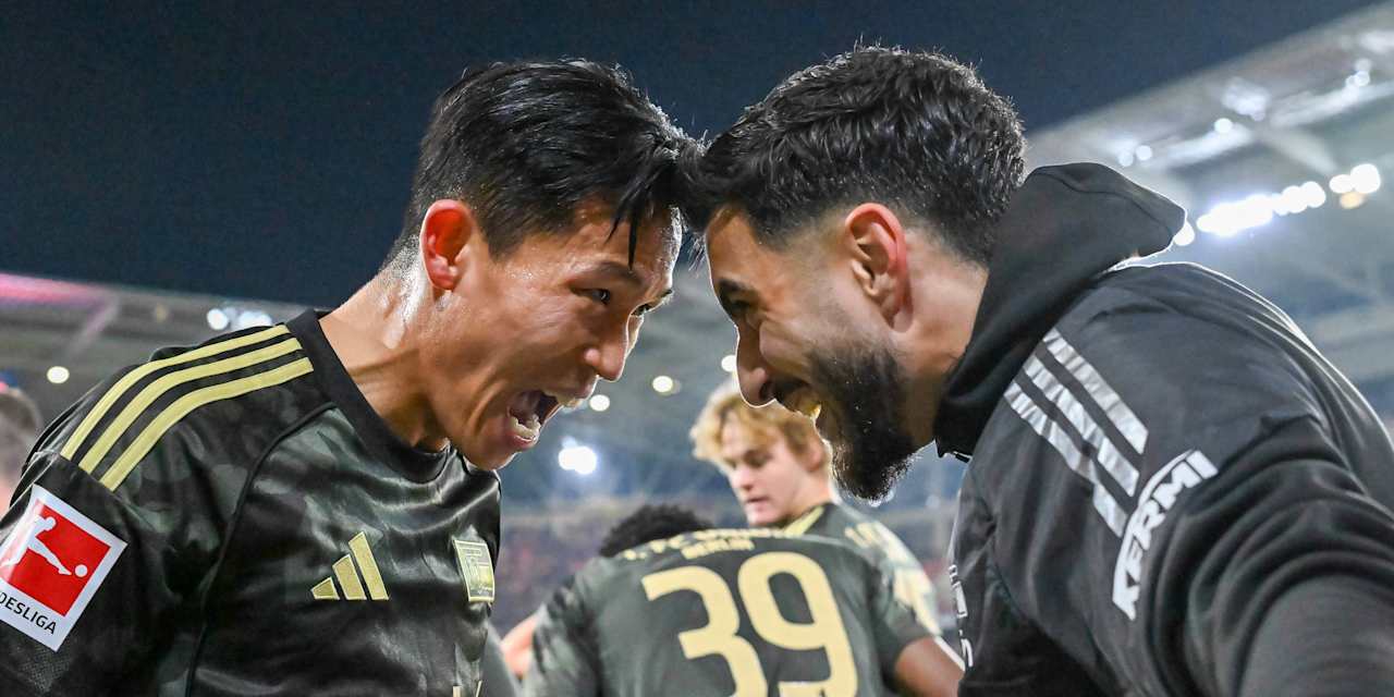 Wooyeong Jeong im schwarzen Trikot von Union Berlin.