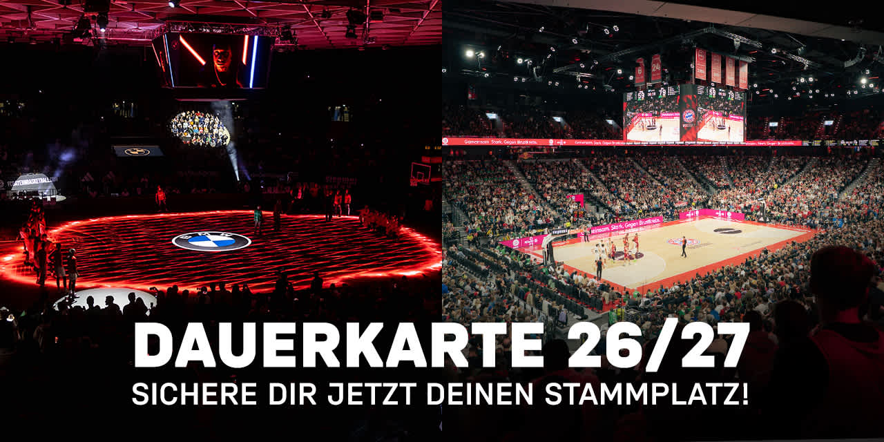 FC Bayern Basketball Dauerkarte 25/26