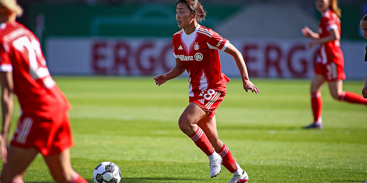 Momoko Tanikawa im Einsatz gegen die SGS Essen.