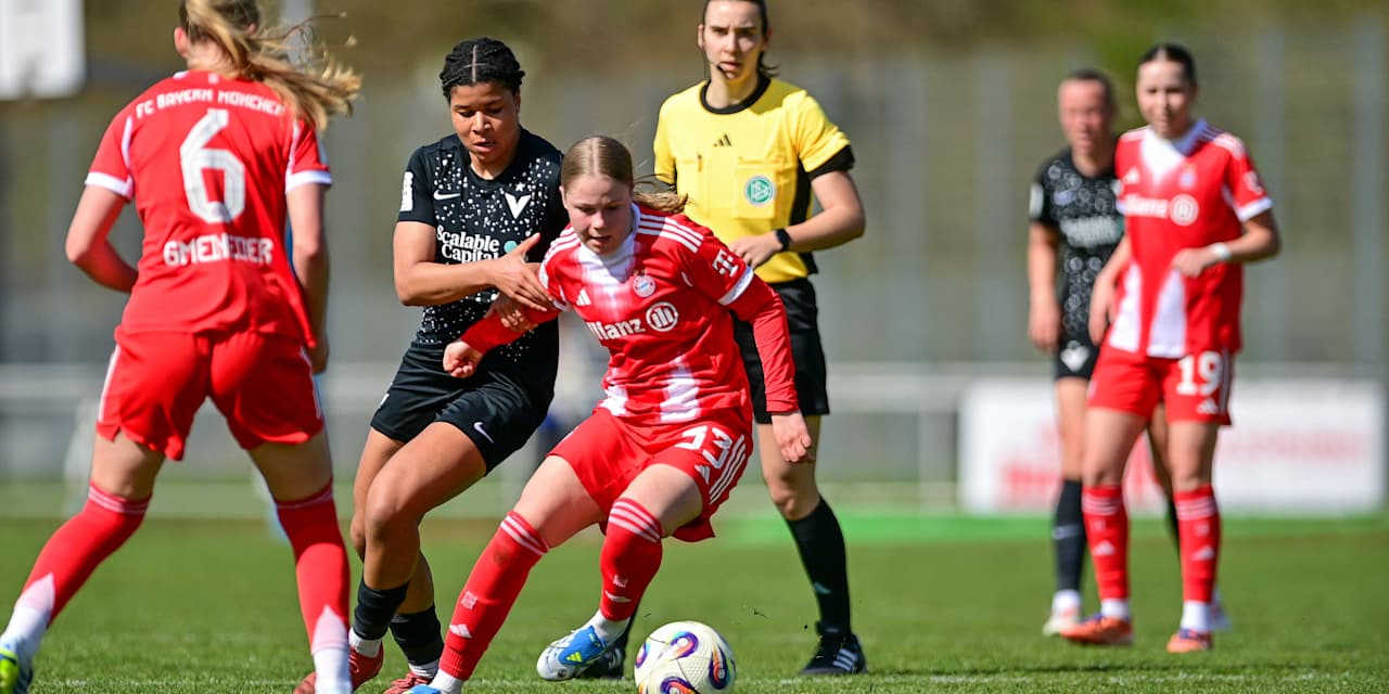 Greta Hünten im Zweikampf.