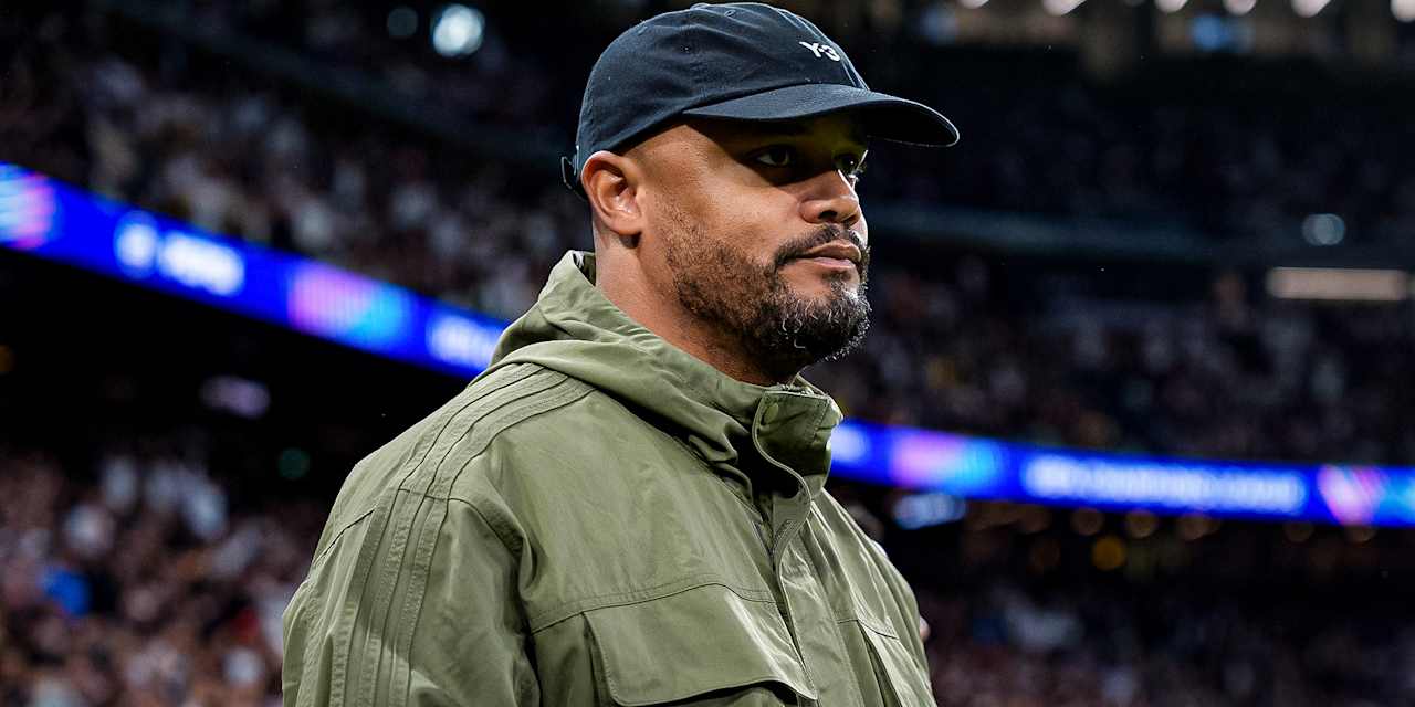 Vincent Kompany an der Seitenlinie während des Viertelfinal-Hinspiels des FC Bayern bei Real Madrid