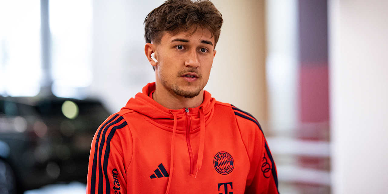 Tom Bischof bei der Ankunft an der Allianz Arena