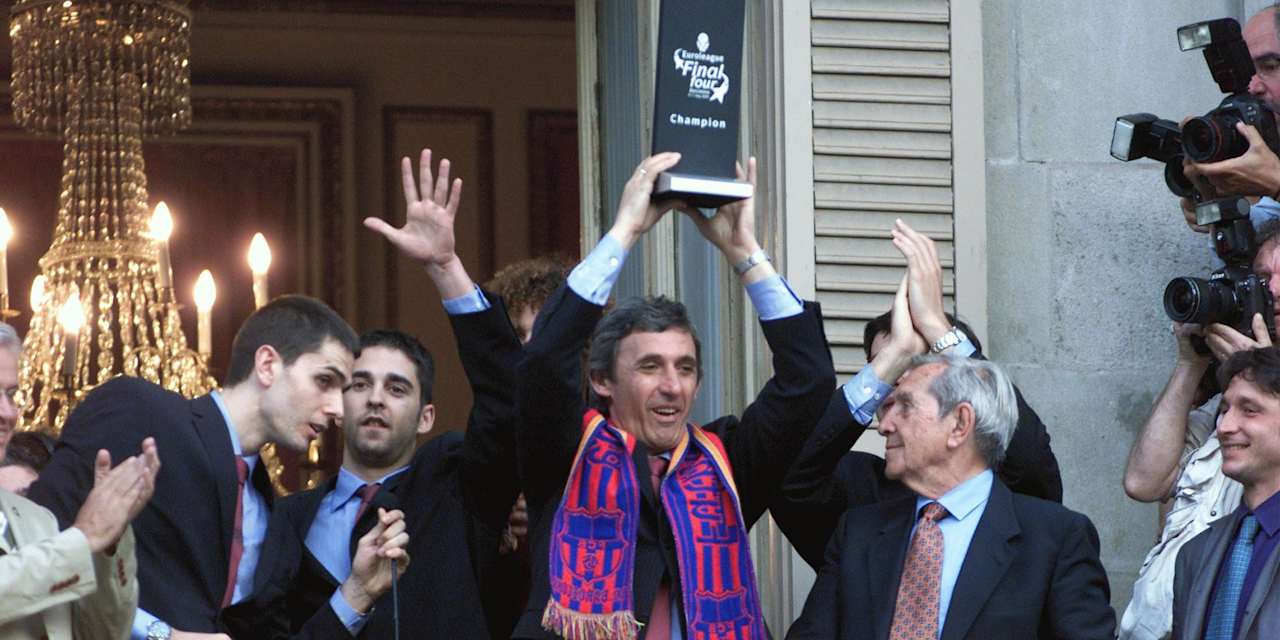 Svetislav Pesic and Barça legend Juan Carlos Navarro