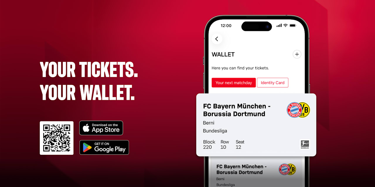 Ticket wallet FC Bayern App
