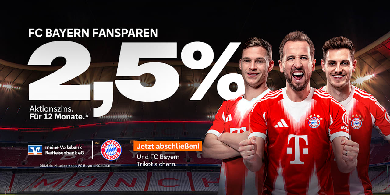 FC Bayern und Meine Volksbank Raiffeisenbank eG