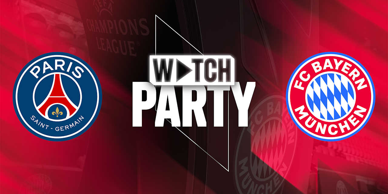 Eine Grafik des FC Bayern vor PSG