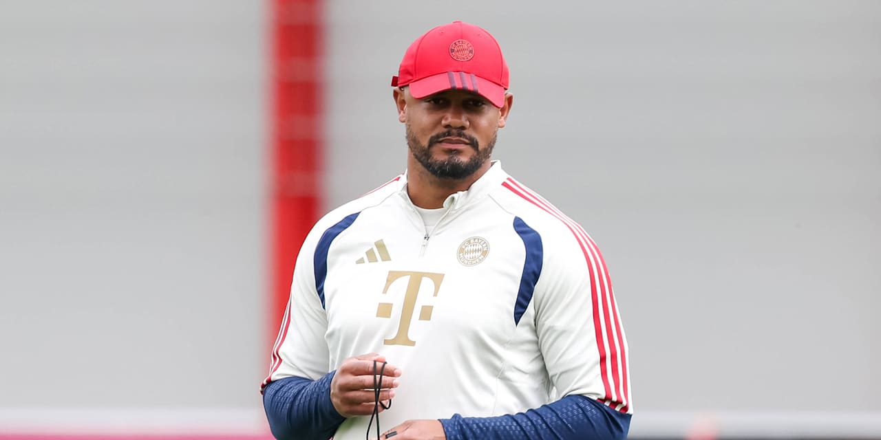 Vincent Kompany im Training des FC Bayern