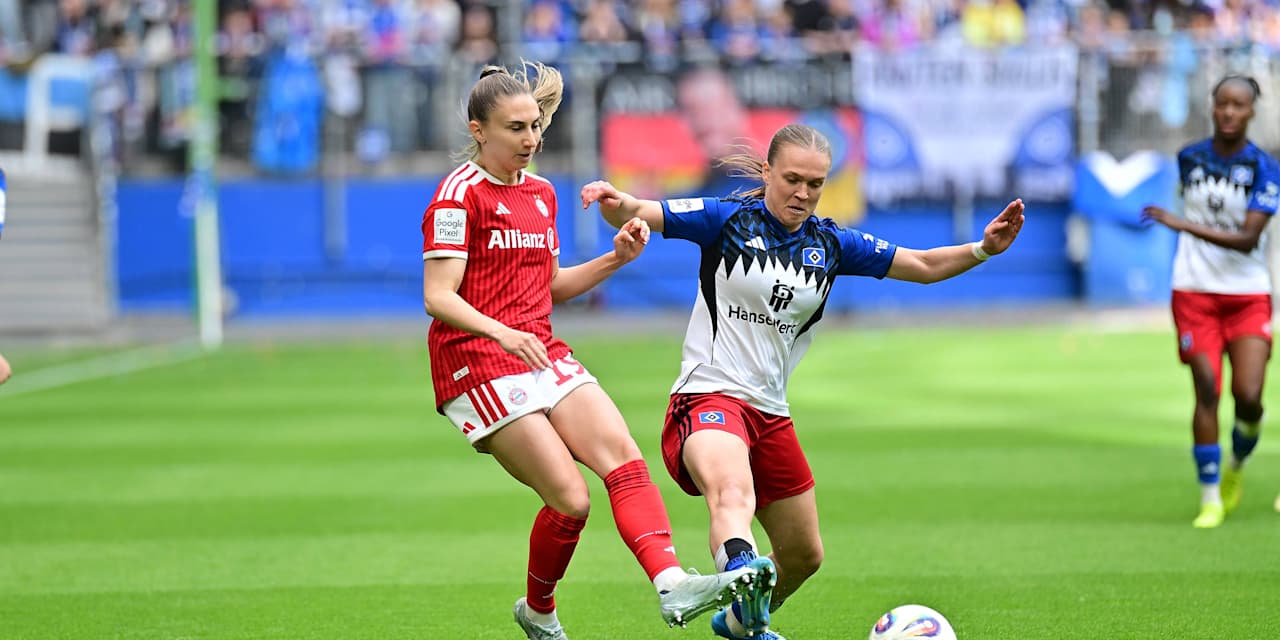Kathi Naschenweng im Zuge des Gastspiels beim Hamburger SV.