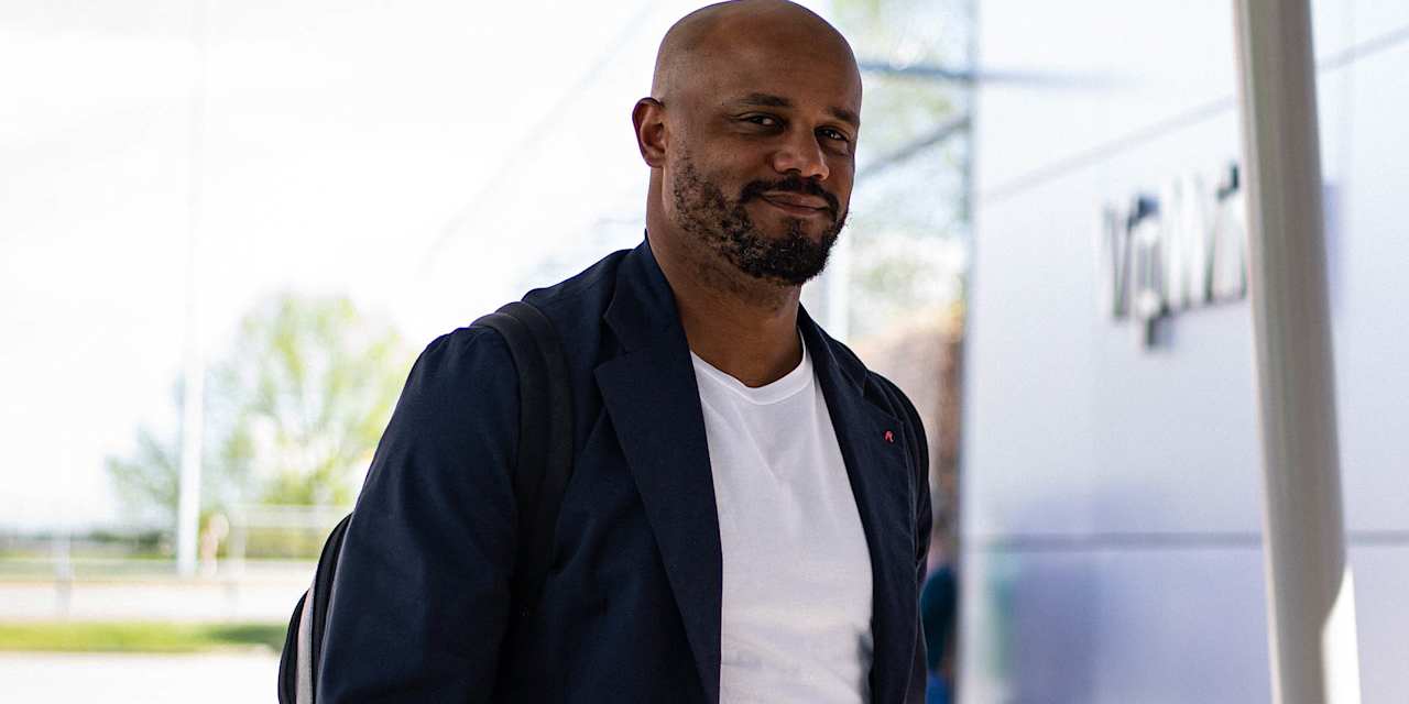 Vincent Kompany bei der Ankunft am Münchner Flughafen