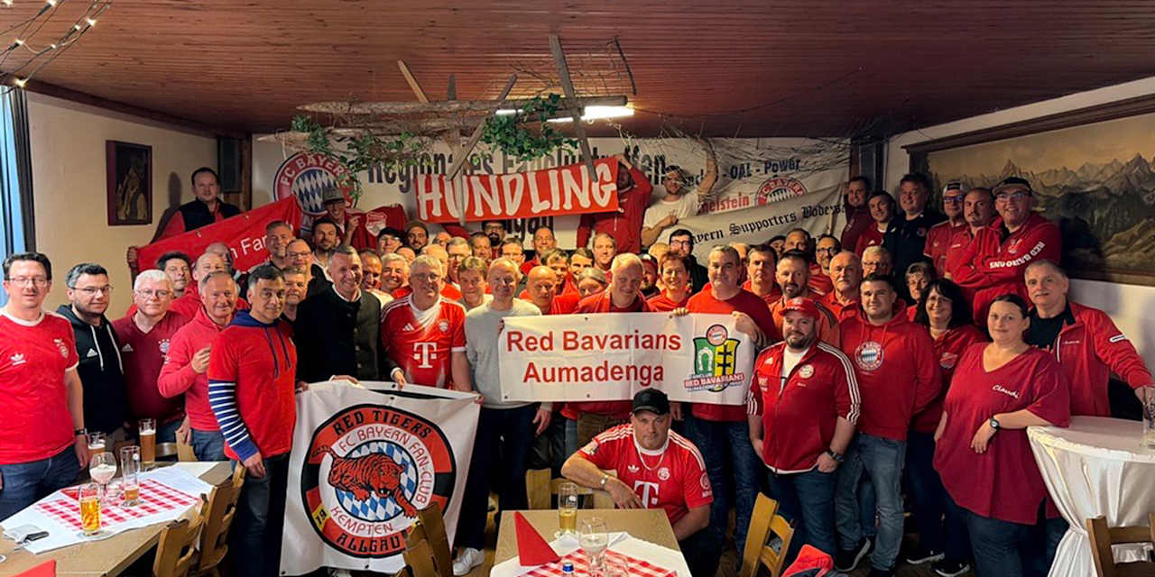Fanclubtreffen des FC Bayern im Allgäu