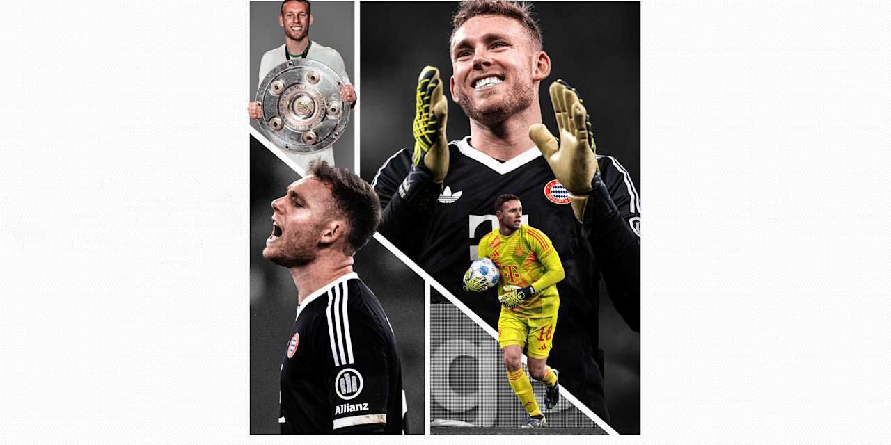 Daniel Peretz in an FC Bayern graphic