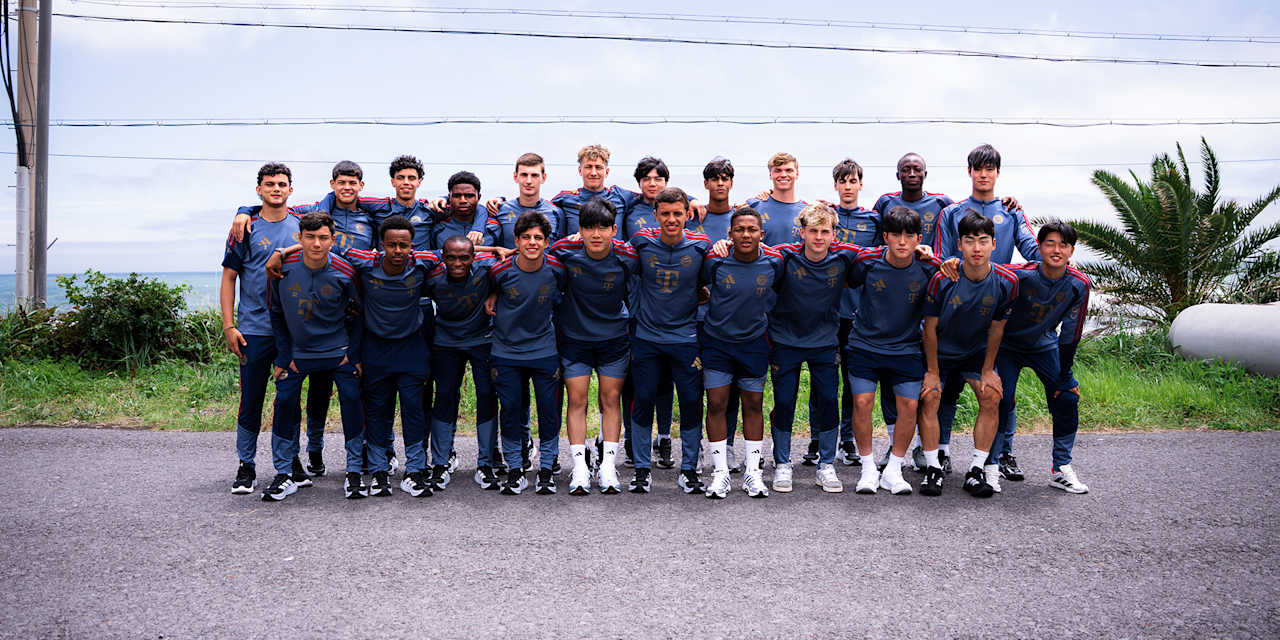 Teamfoto des FC Bayern World Squad