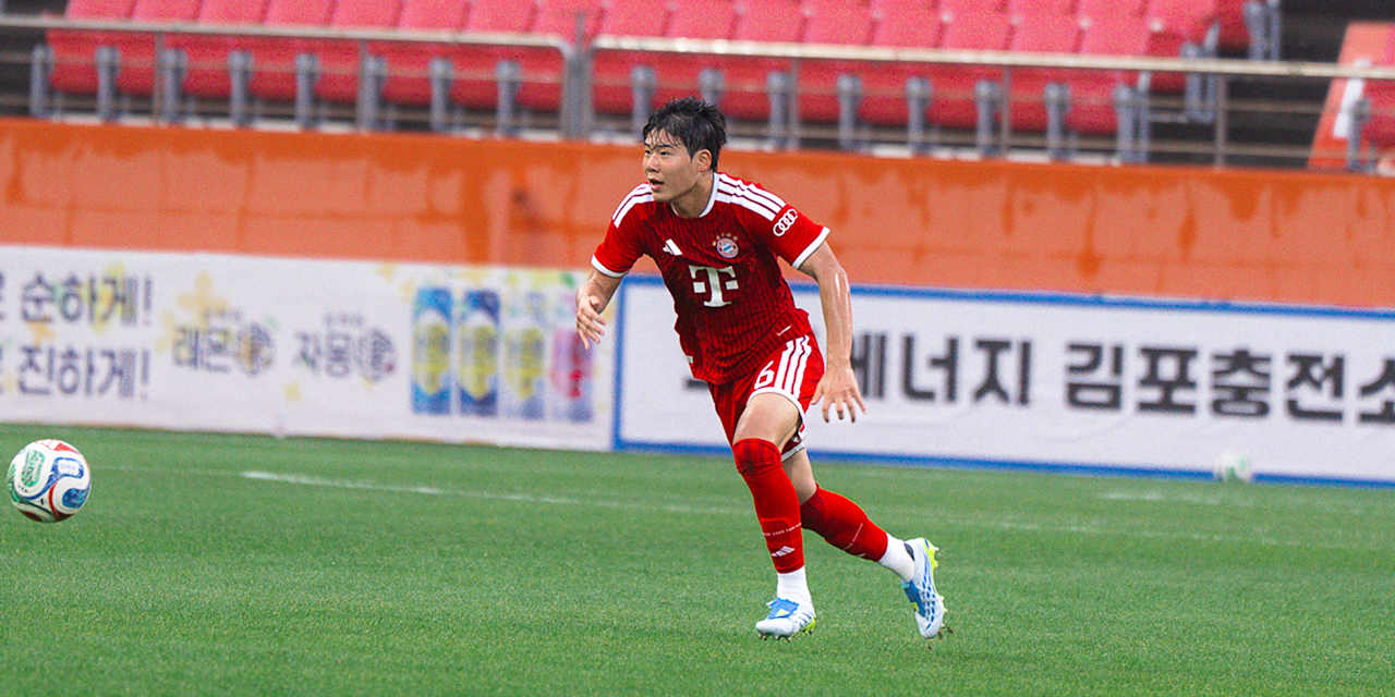 Seungmin Han beim Spiel der FC Bayern World Squad gegen Jeju United