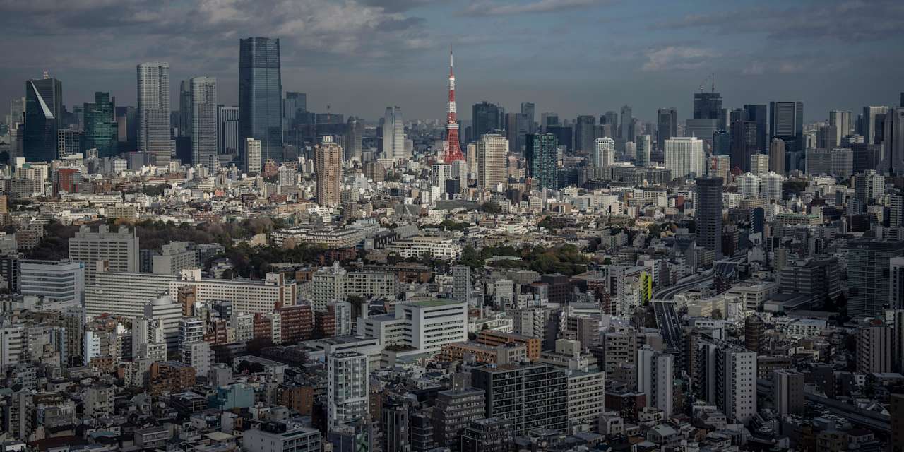 Die Skyline von Tokio