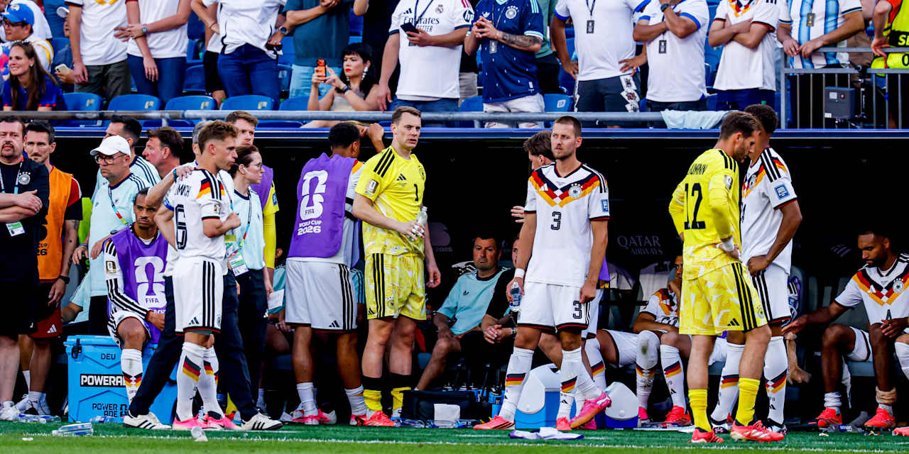 Deutsche Nationalmannschaft bei der WM.