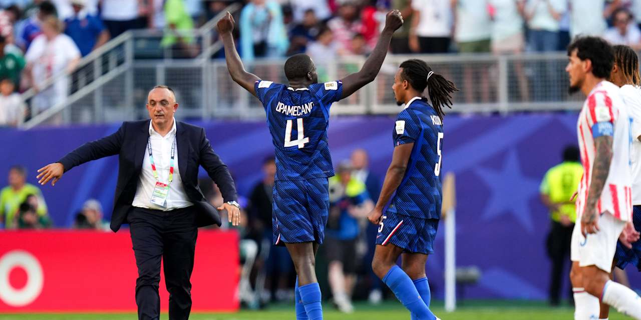 Bild von Dayot Upamecano bei der französischen Nationalmannschaft