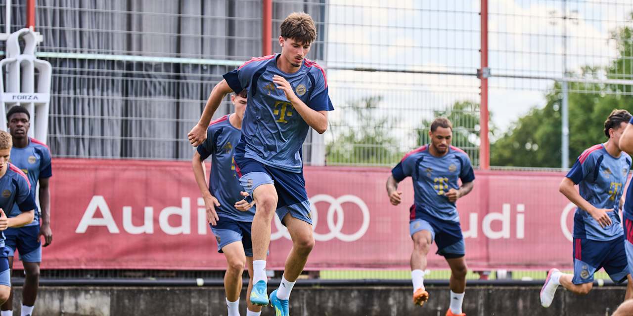 Roko Mijatovic springt im Training in die Höhe