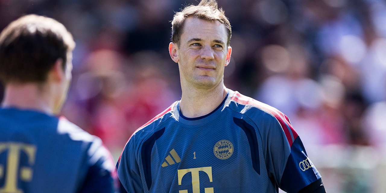 Manuel Neuer im Training des FC Bayern