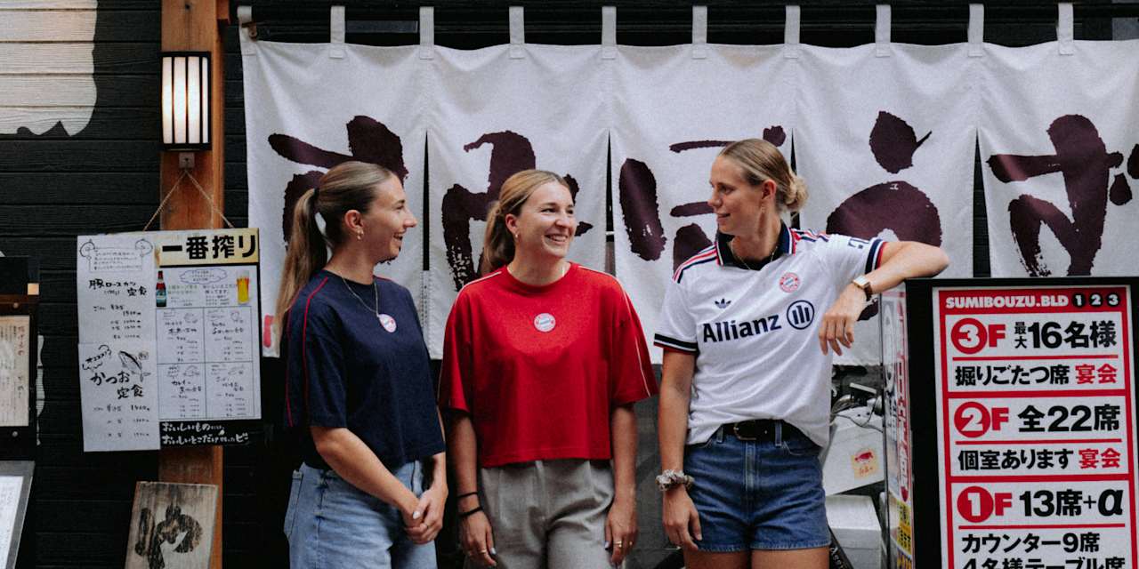 Kathi Nachenweng, Barbara Dunst und Klara Bühl in Tokio im Gespräch.