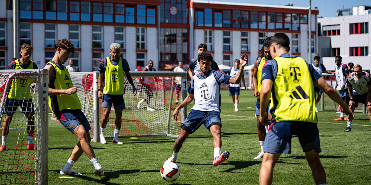 Nathaniel Brown im Bayern-Training