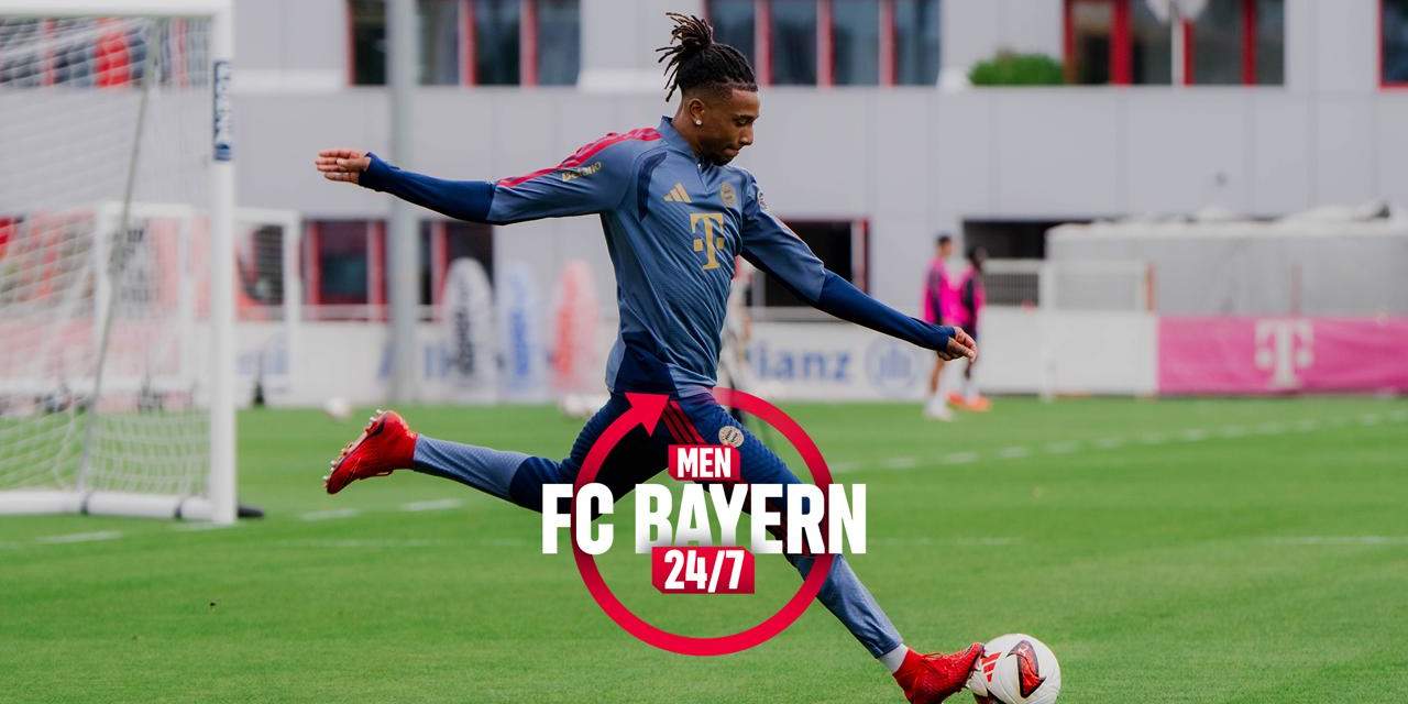 FC Bayern Logo auf Hometrikot 2025-26