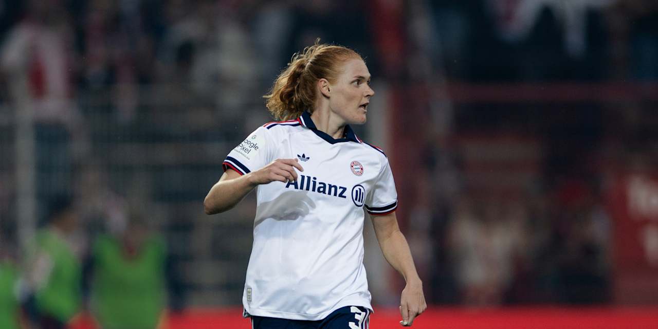 Stine Ballisager im Zuge des Bundesliga-Eröffnungsspiels beim 1. FC Union Berlin.